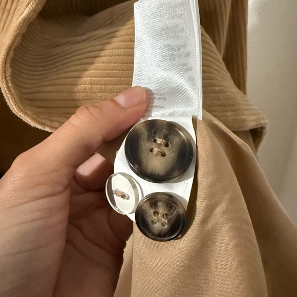 H&M Camel Corduroy Double-Breasted Blazer - Picture 8 of 8